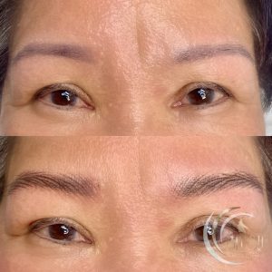 Nano Brows before after Bournemouth