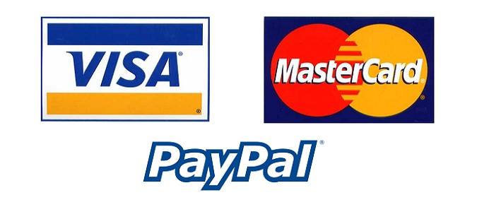 visa-mastercard-paypal card paypal payments for beauty treatments